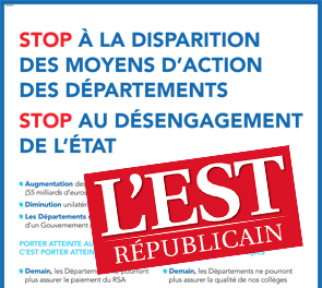 Publicité partisane au Conseil départemental