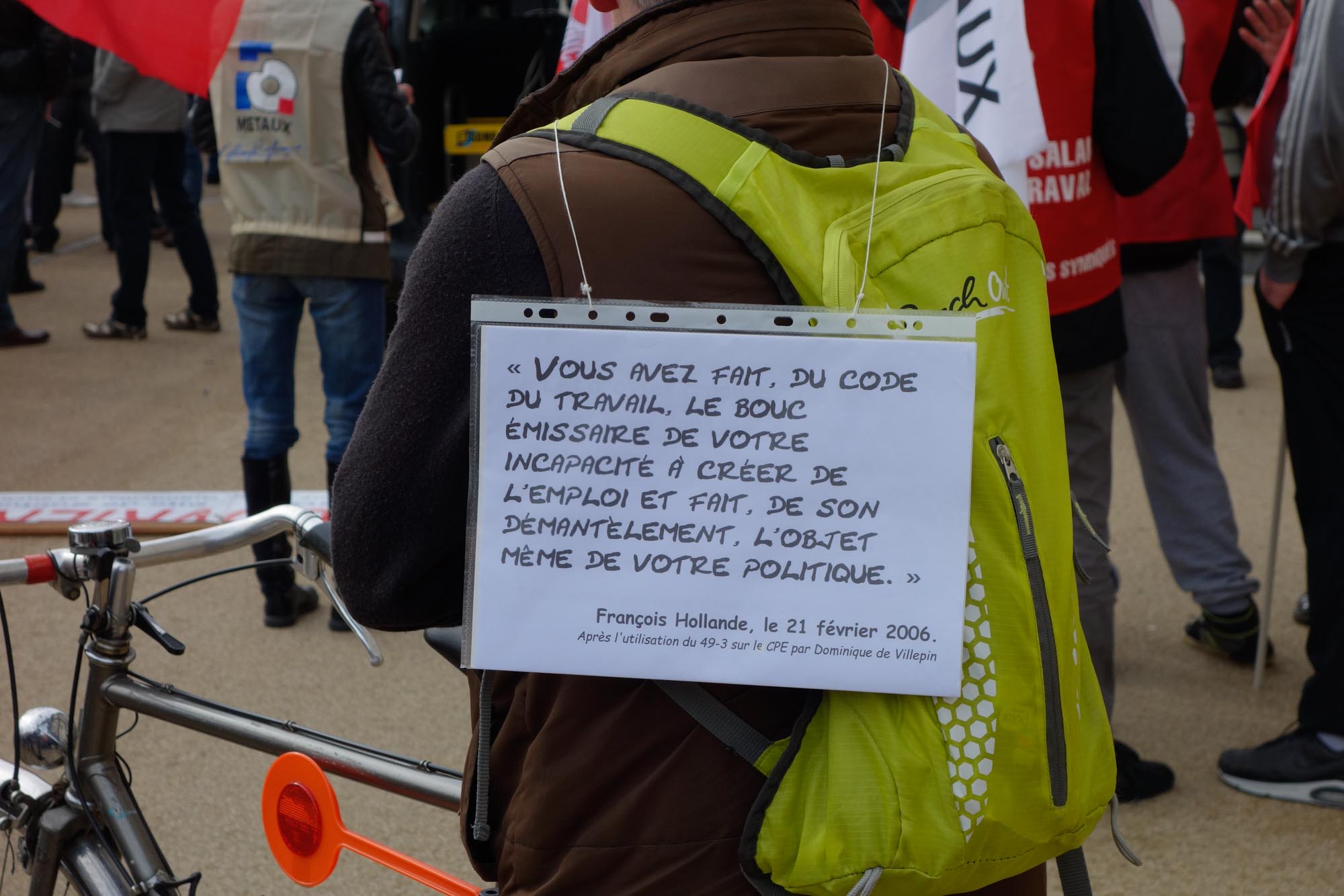 Appel au rassemblement le 31 mars 2016